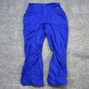 Swag Snow Pants Mens Large Blue Insulated Ski Snowboard Water Resistant